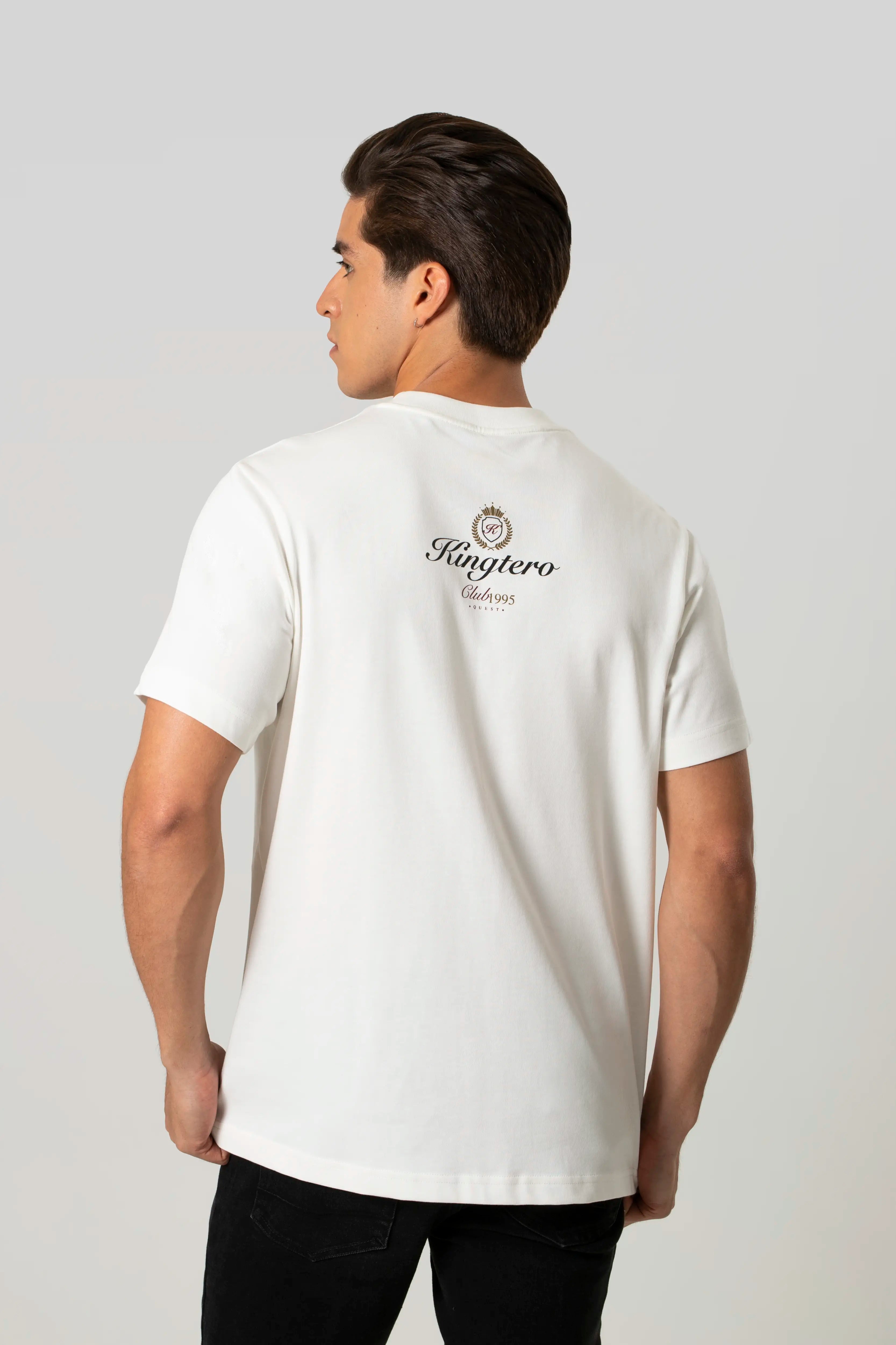 CAMISETA MANGA CORTA COLOR IVORY