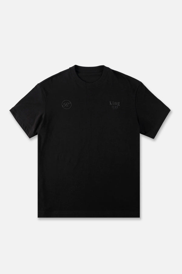 CAMISETA MANGA CORTA COLOR NEGRO