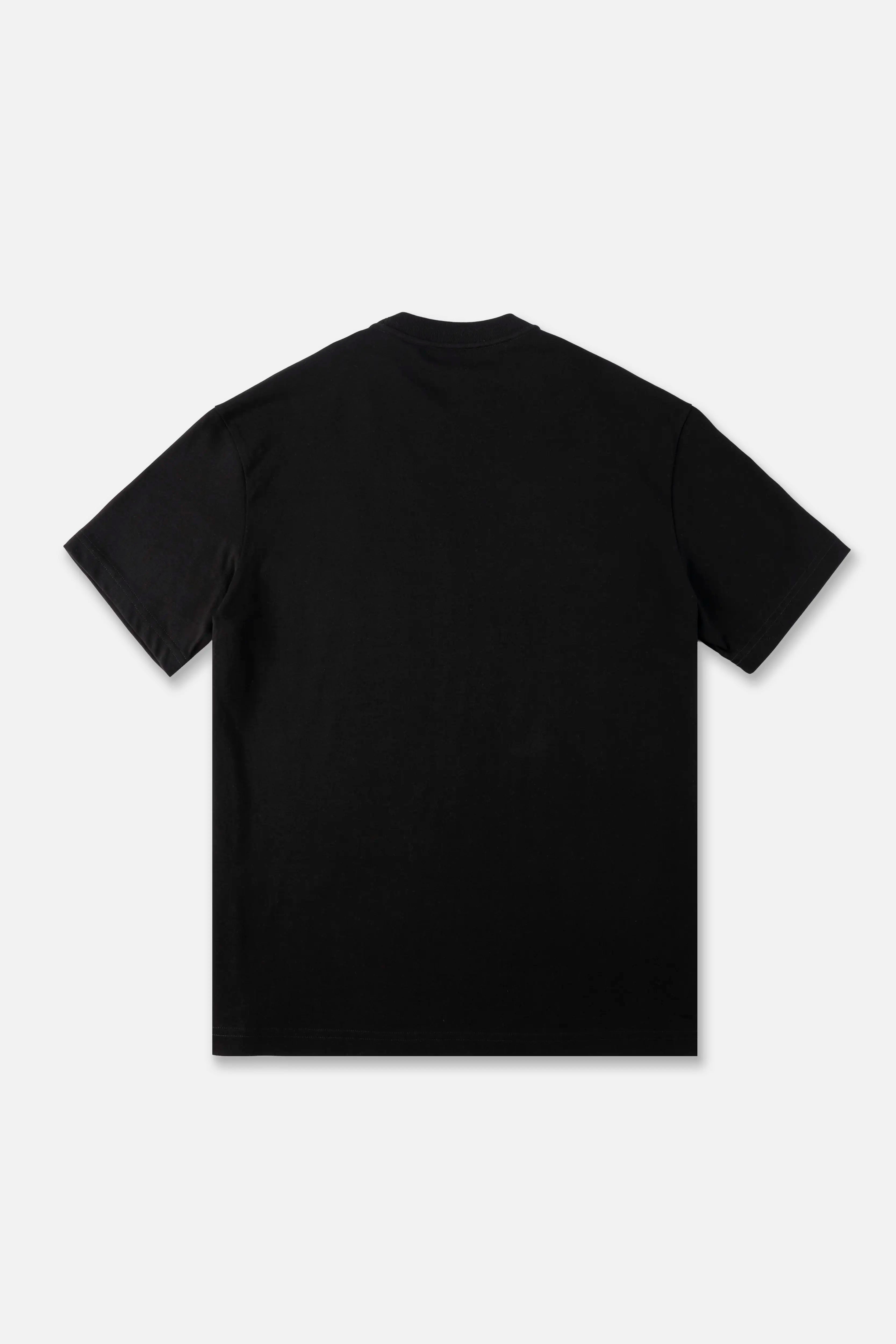 CAMISETA MANGA CORTA COLOR NEGRO