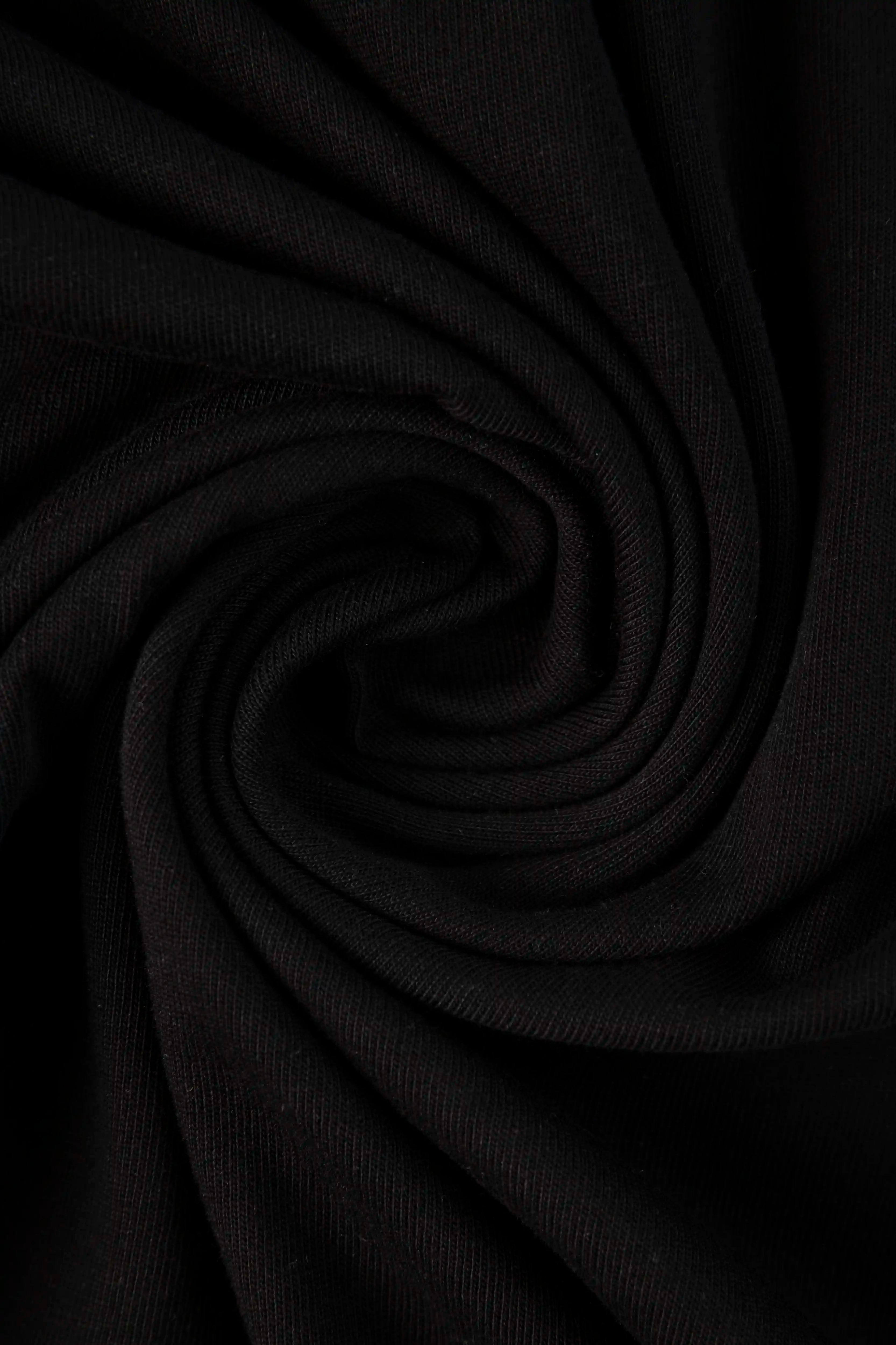 CAMISETA MANGA CORTA COLOR NEGRO