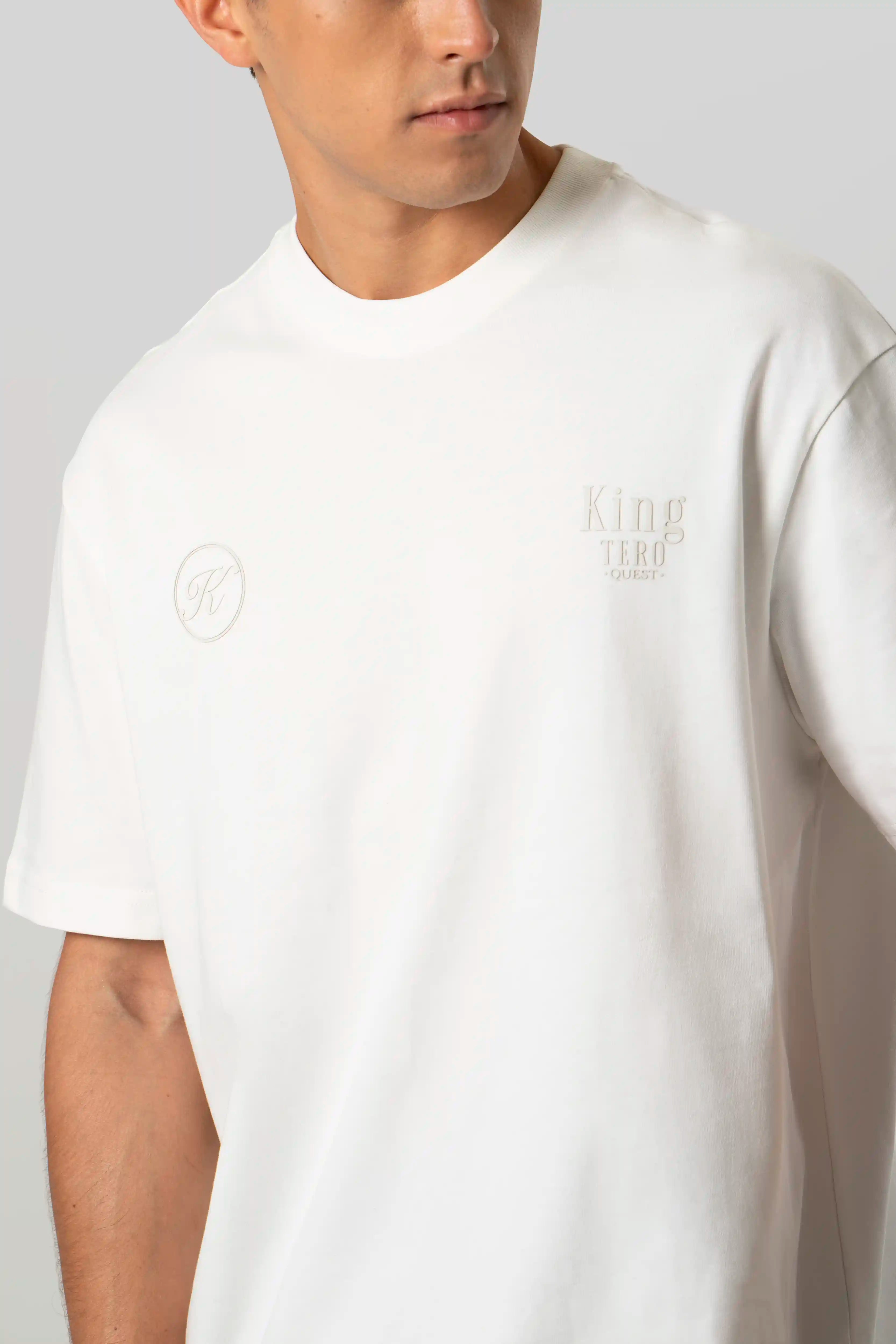 CAMISETA MANGA CORTA COLOR IVORY