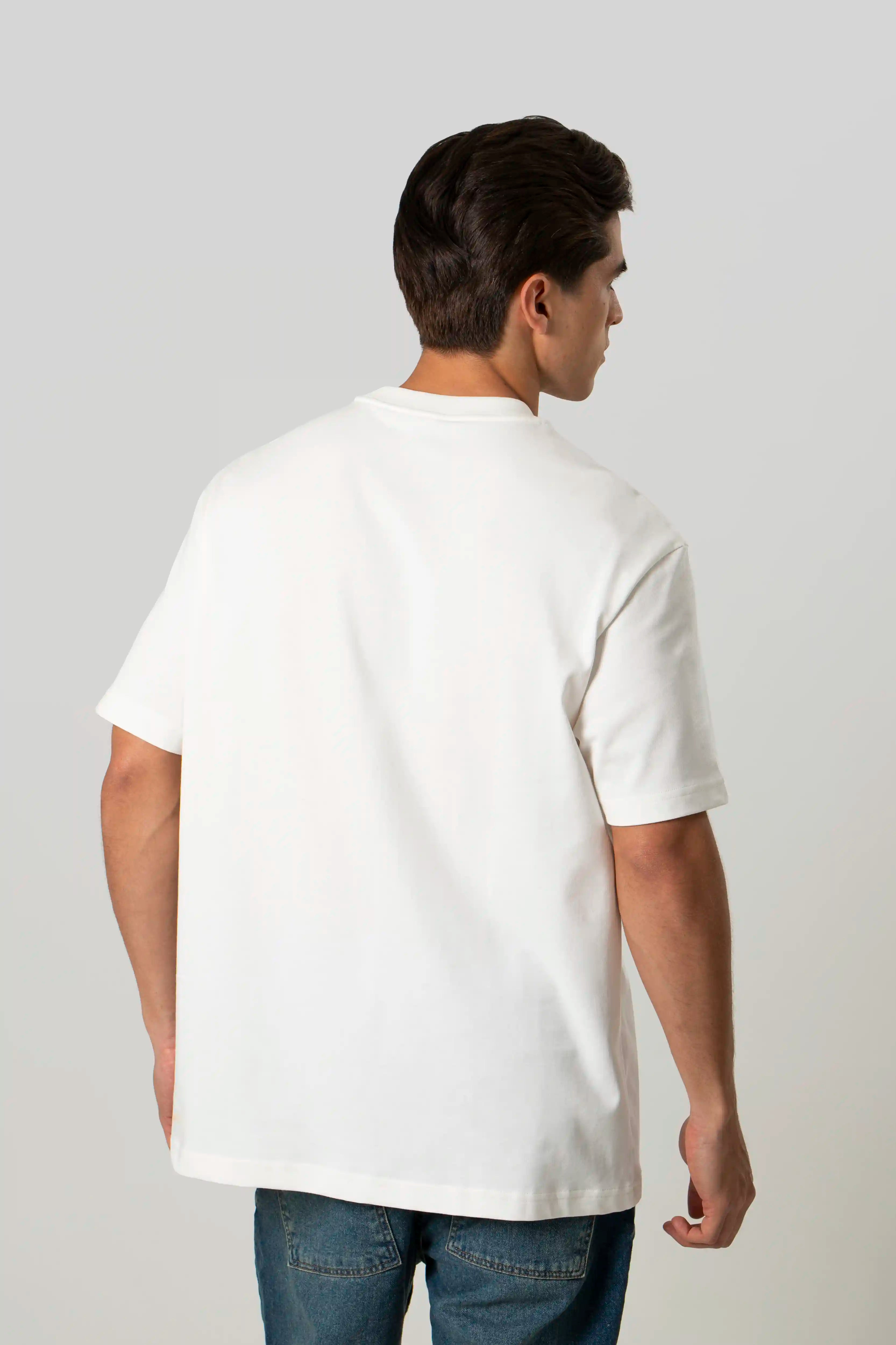 CAMISETA MANGA CORTA COLOR IVORY