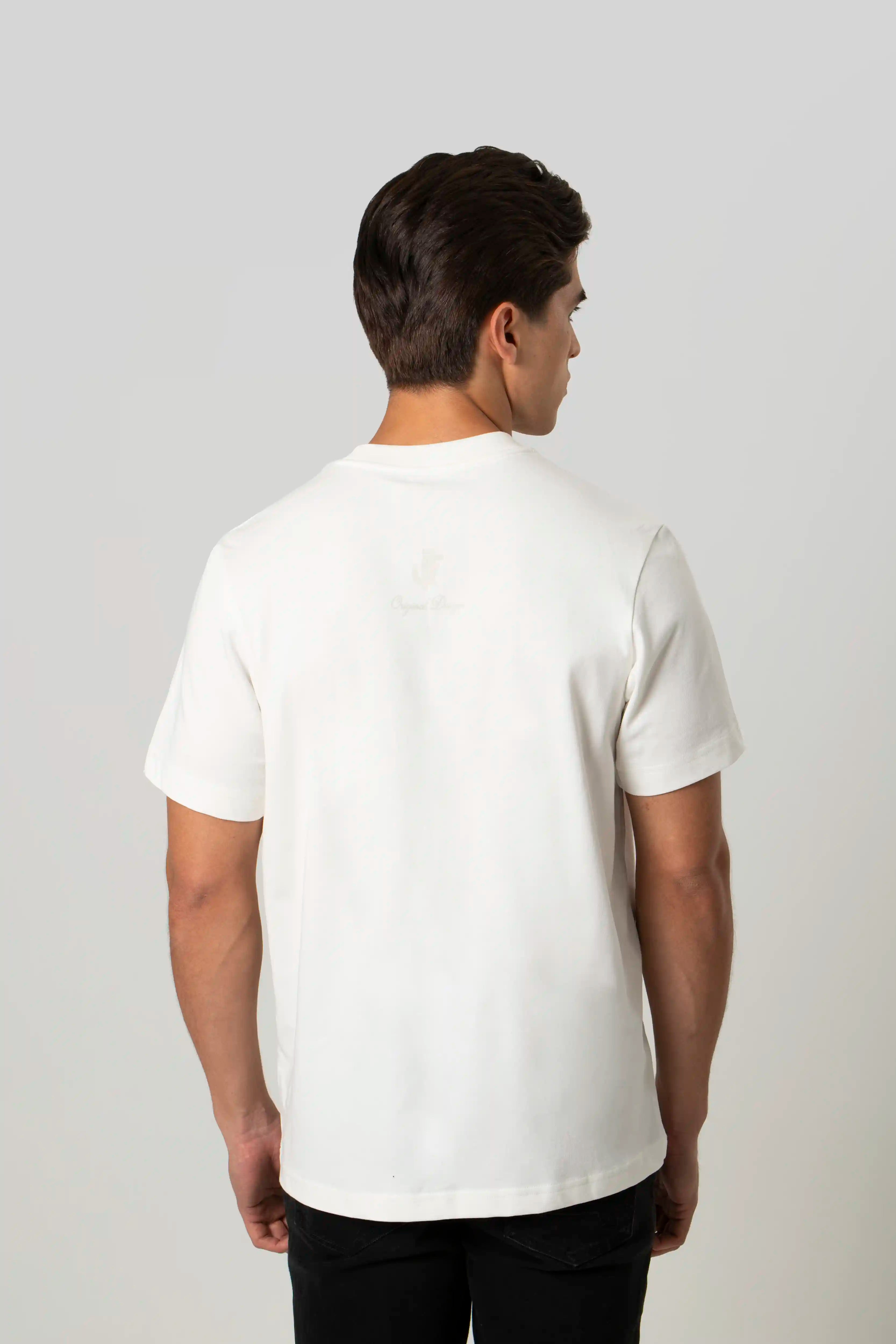 CAMISETA MANGA CORTA COLOR IVORY