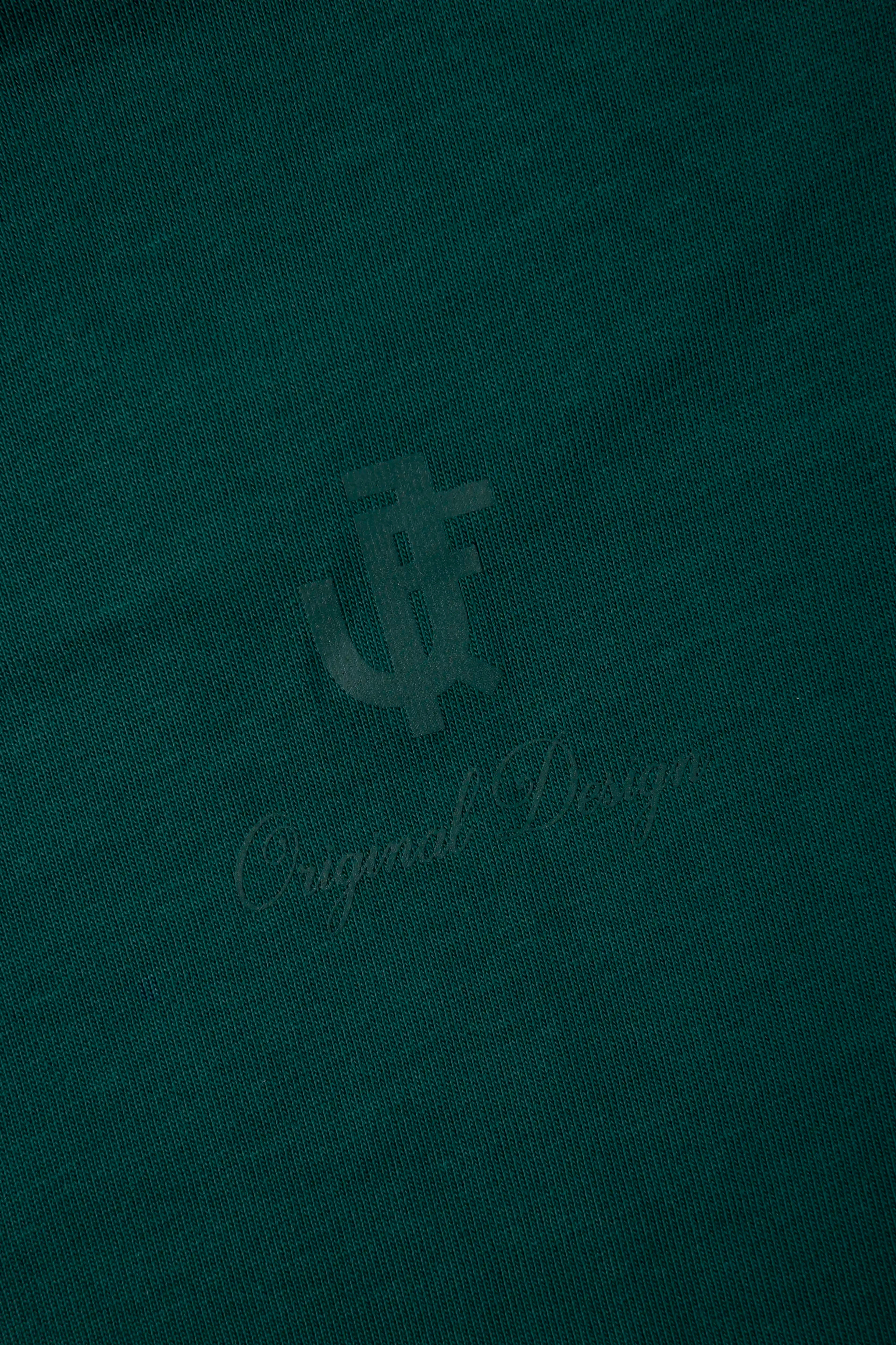 CAMISETA MANGA CORTA COLOR VERDE TORMENTA