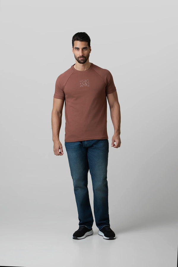 CAMISETA MANGA CORTA COLOR BRUNETTE