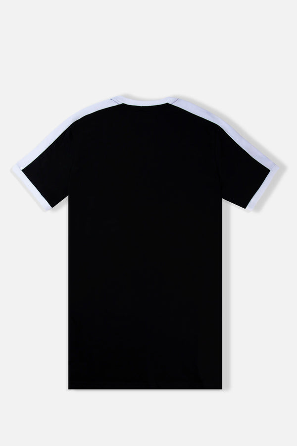 CAMISETA MANGA CORTA COLOR NEGRO