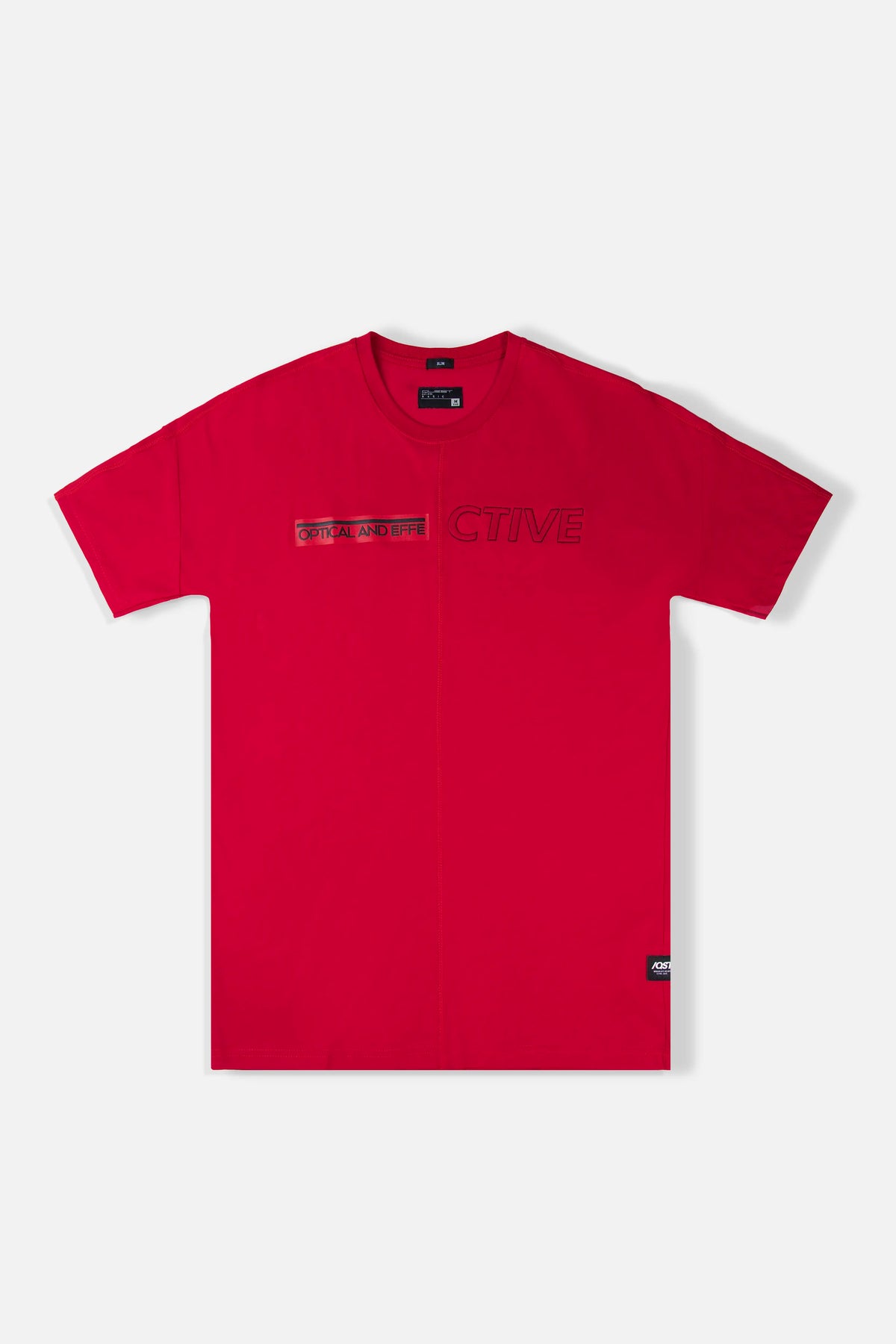 CAMISETA MANGA CORTA COLOR ROJO