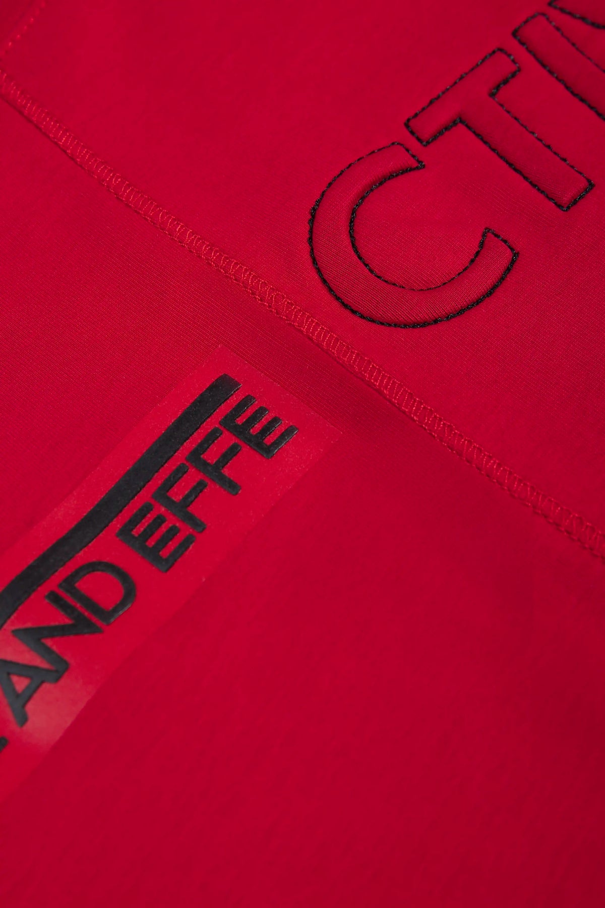 CAMISETA MANGA CORTA COLOR ROJO