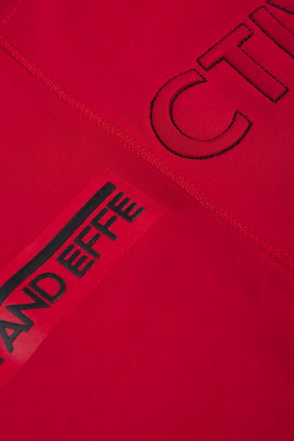 CAMISETA MANGA CORTA COLOR ROJO