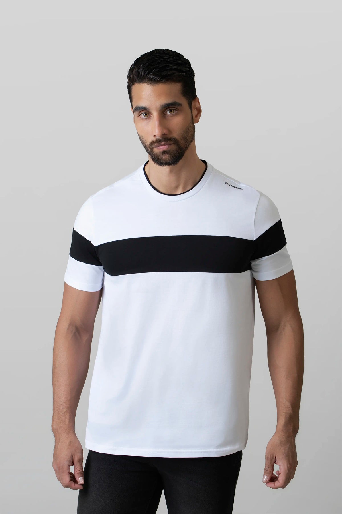 CAMISETA MANGA CORTA COLOR BLANCO OPTICO