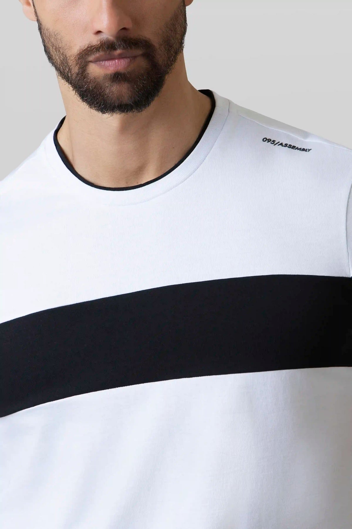 CAMISETA MANGA CORTA COLOR BLANCO OPTICO