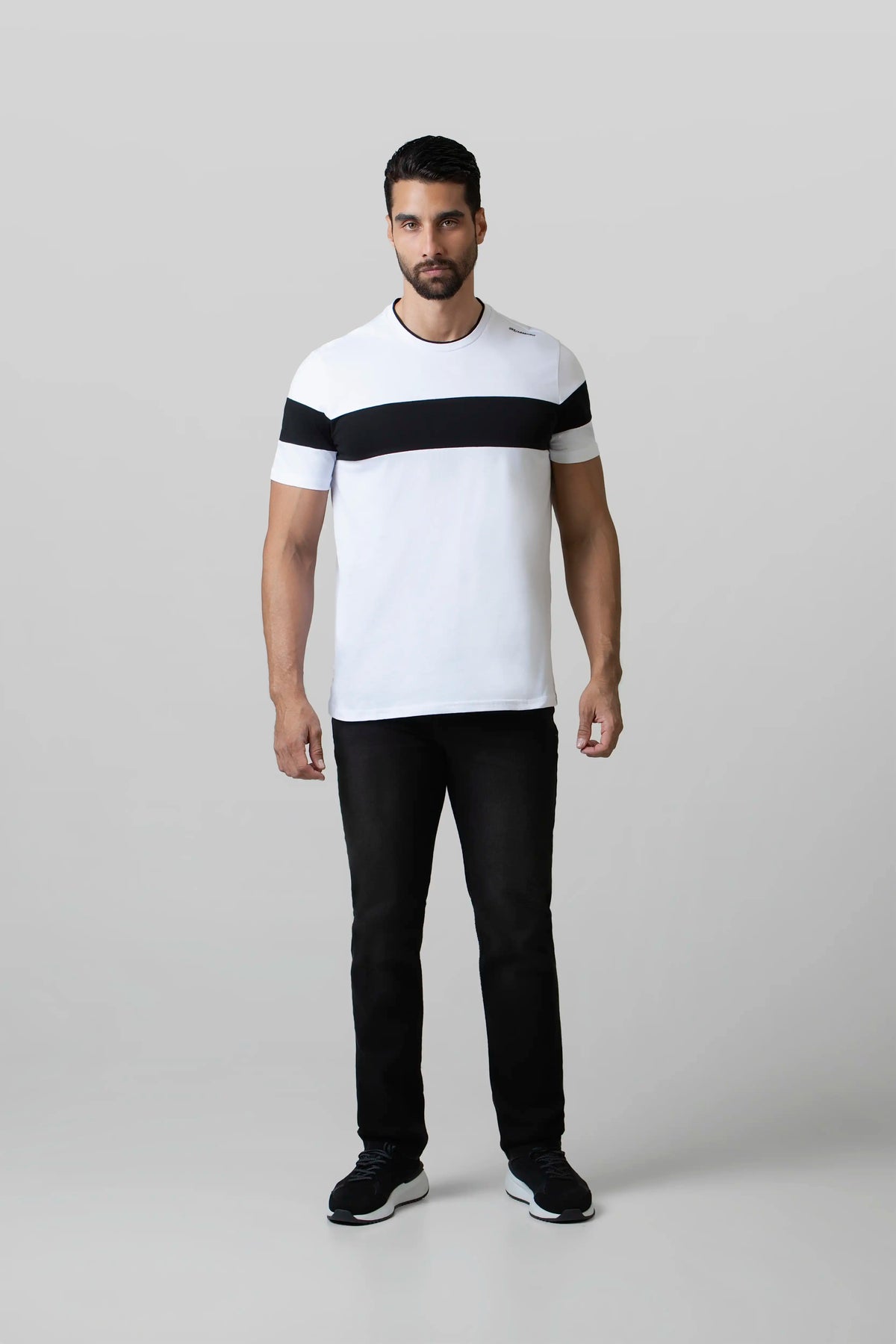 CAMISETA MANGA CORTA COLOR BLANCO OPTICO