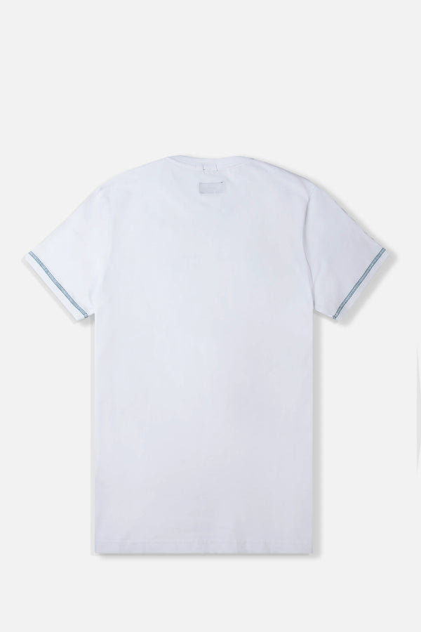 CAMISETA MANGA CORTA COLOR BLANCO OPTICO