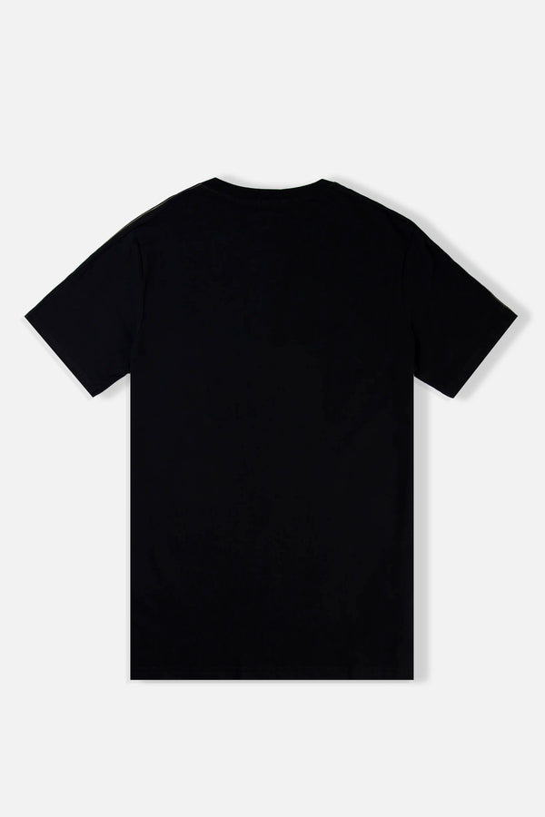 CAMISETA MANGA CORTA COLOR NEGRO