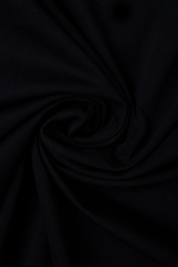 CAMISETA MANGA CORTA COLOR NEGRO
