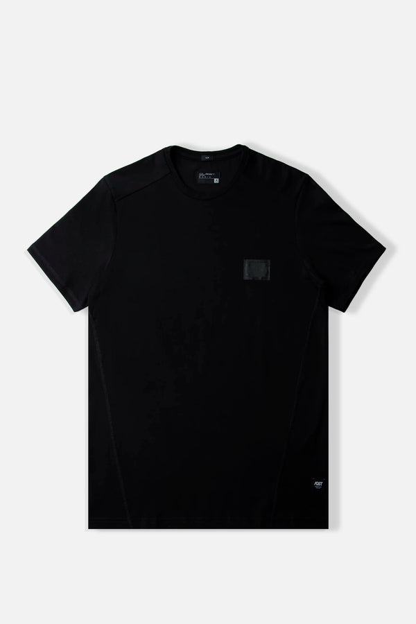 CAMISETA MANGA CORTA COLOR NEGRO