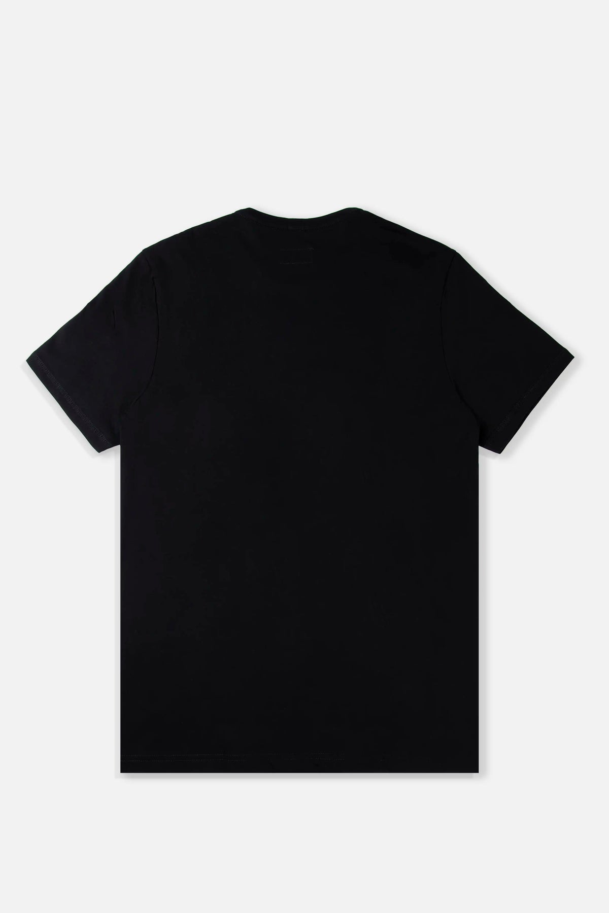 CAMISETA MANGA CORTA COLOR NEGRO