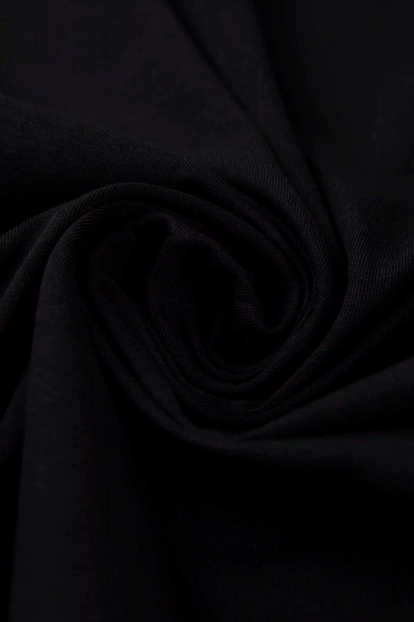 CAMISETA MANGA CORTA COLOR NEGRO