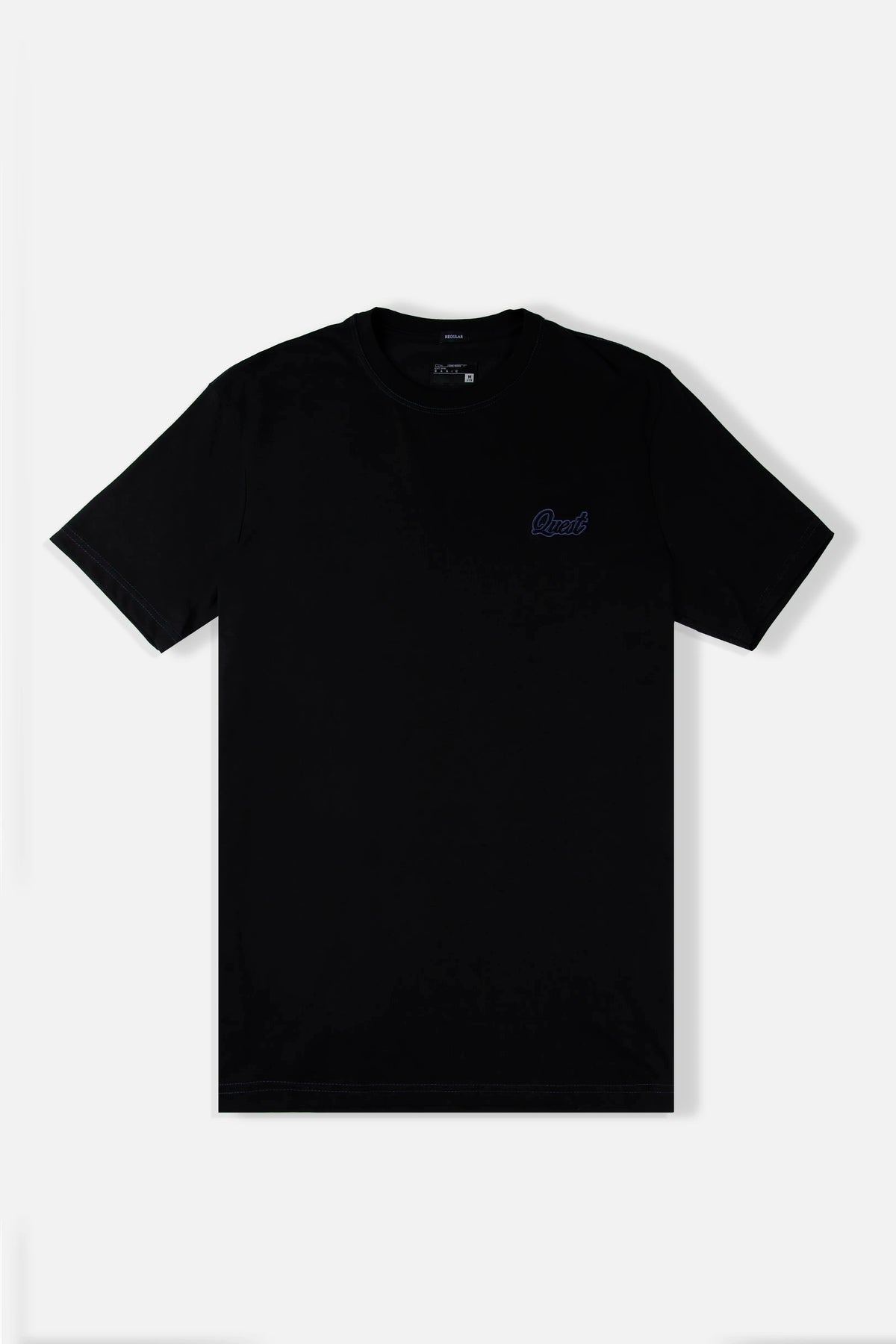 CAMISETA MANGA CORTA COLOR NEGRO