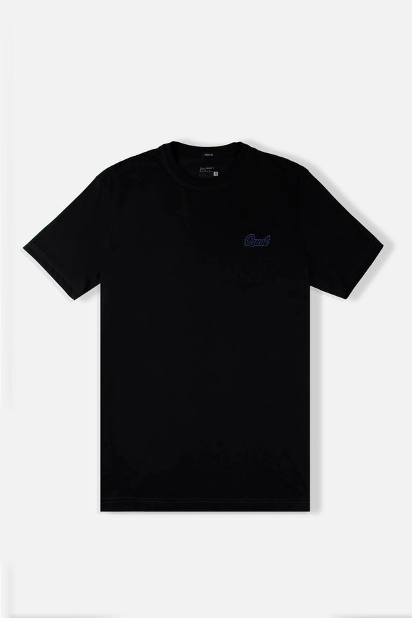CAMISETA MANGA CORTA COLOR NEGRO
