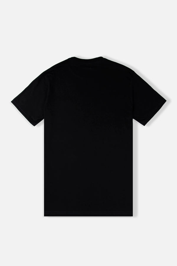 CAMISETA MANGA CORTA COLOR NEGRO