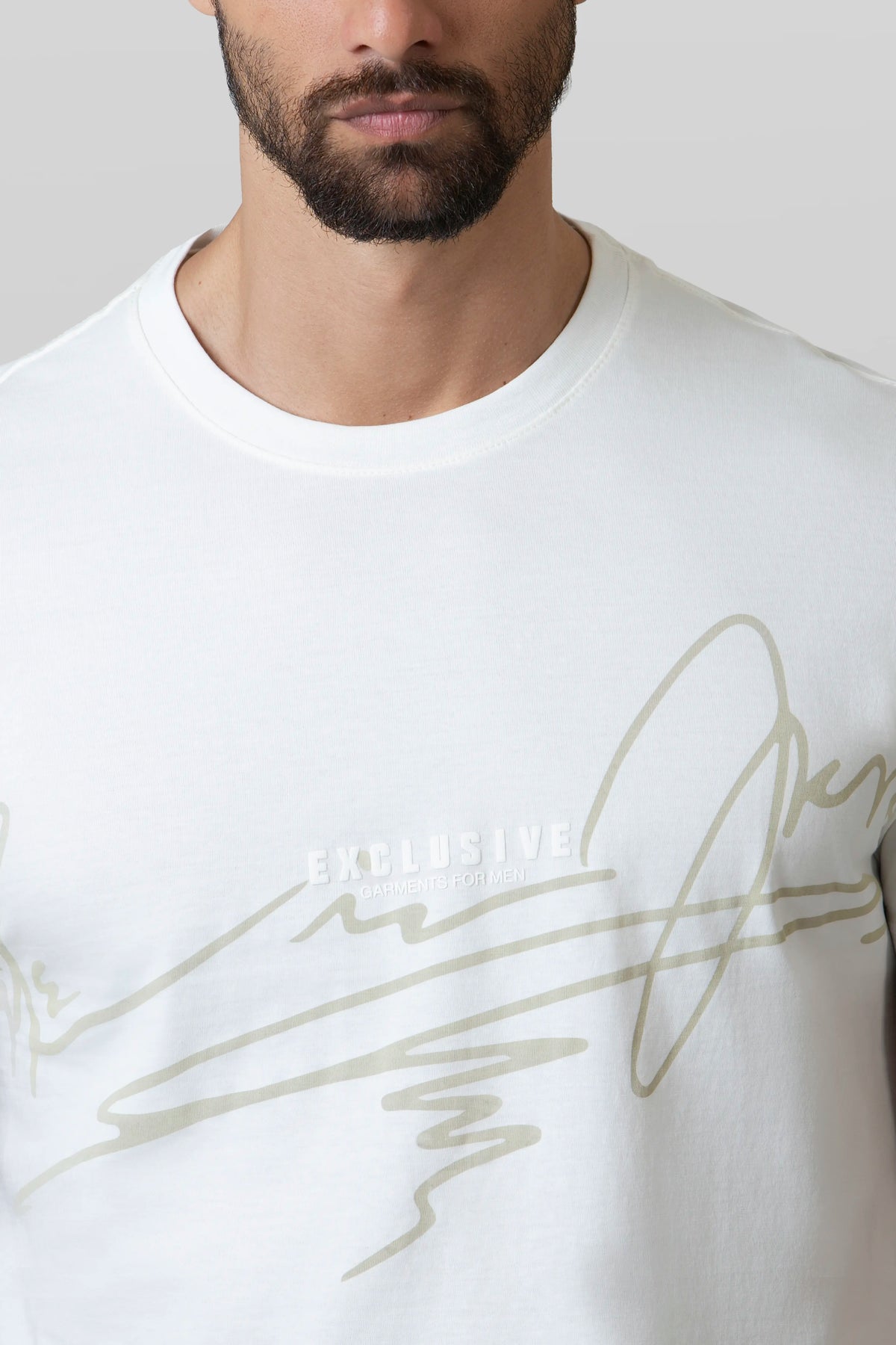 CAMISETA MANGA CORTA COLOR IVORY