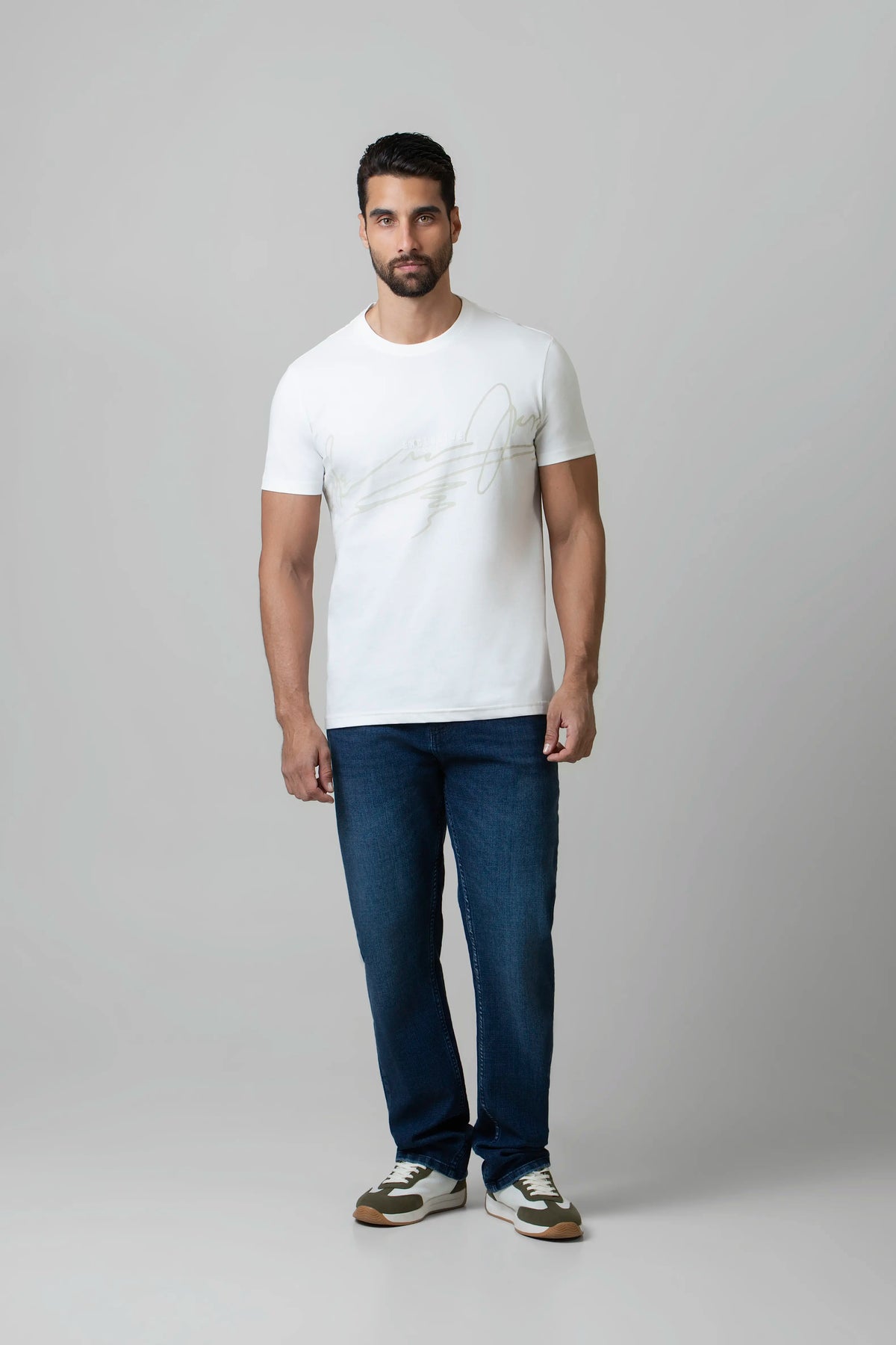 CAMISETA MANGA CORTA COLOR IVORY