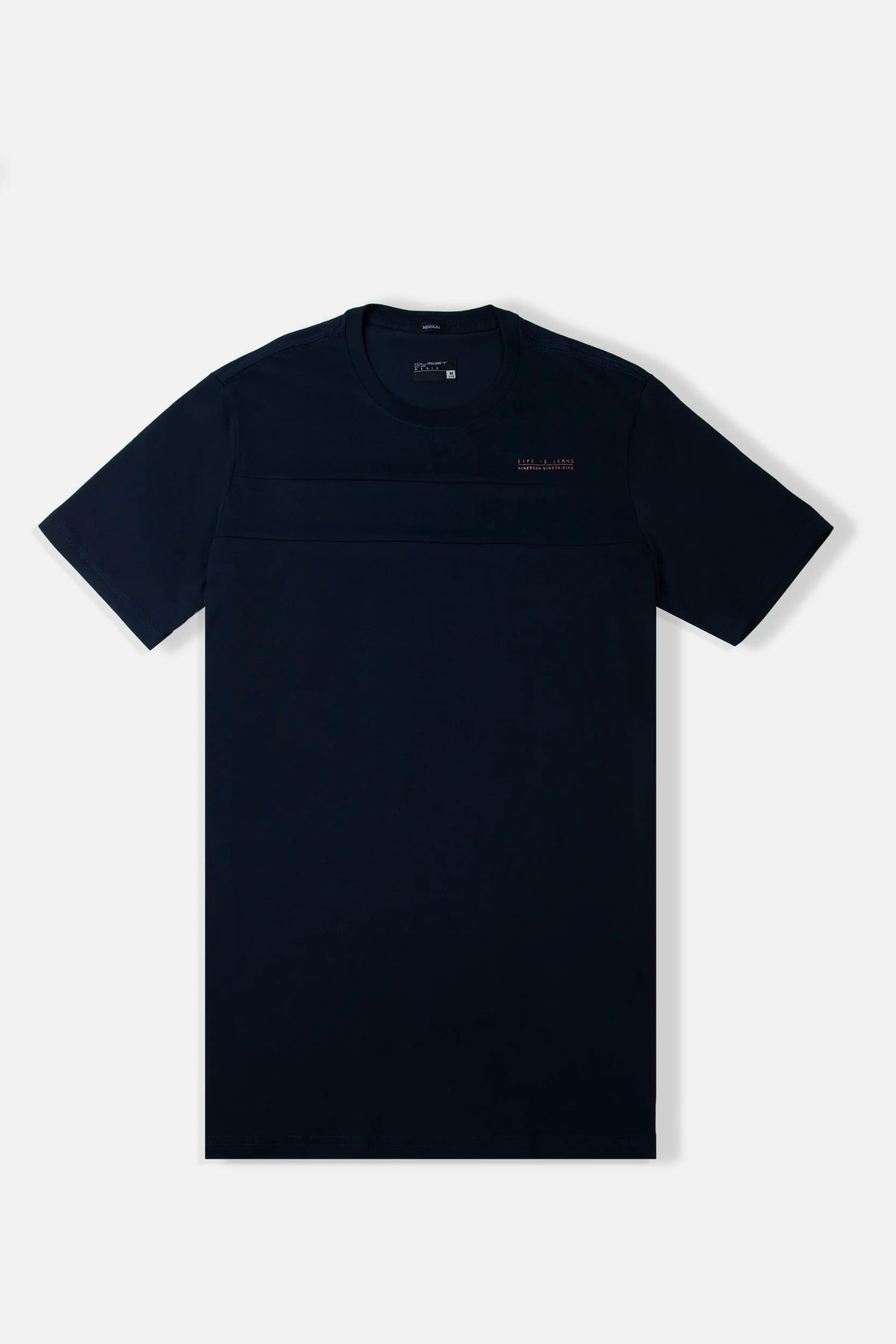 CAMISETA MANGA CORTA COLOR AZUL OSCURO