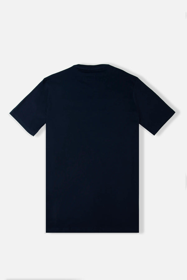 CAMISETA MANGA CORTA COLOR AZUL OSCURO