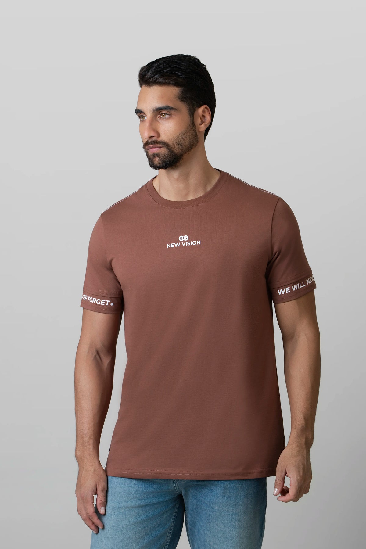 CAMISETA MANGA CORTA COLOR BRUNETTE