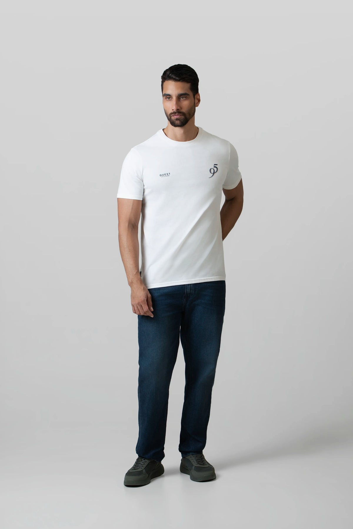 CAMISETA MANGA CORTA COLOR IVORY