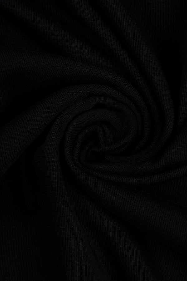 CAMISETA MANGA CORTA COLOR NEGRO