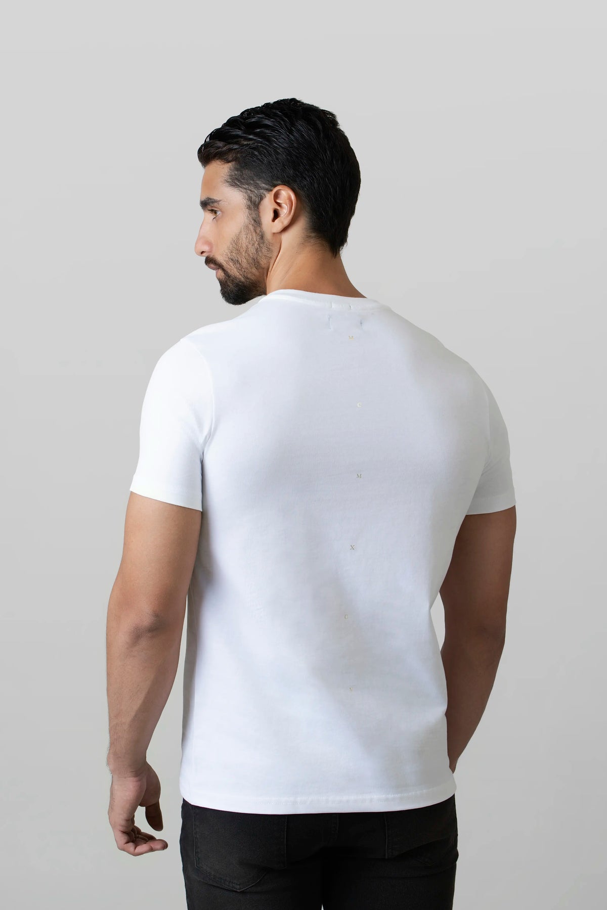 CAMISETA MANGA CORTA COLOR BLANCO