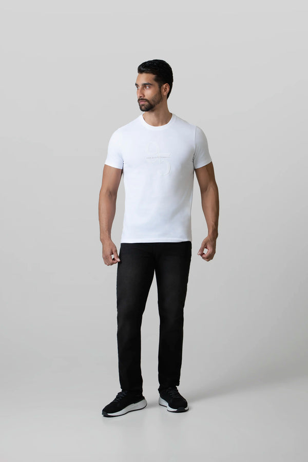 CAMISETA MANGA CORTA COLOR BLANCO