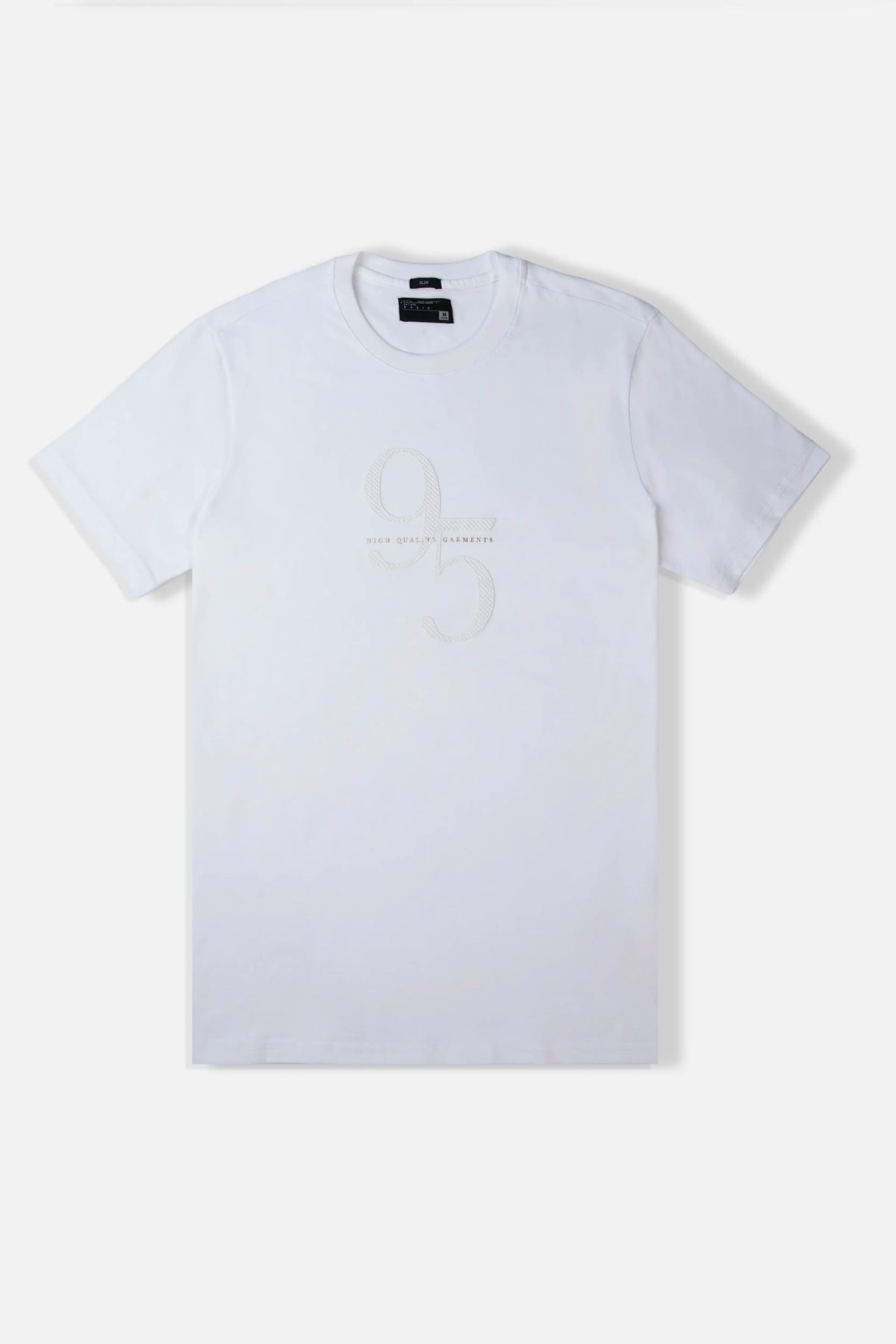 CAMISETA MANGA CORTA COLOR BLANCO