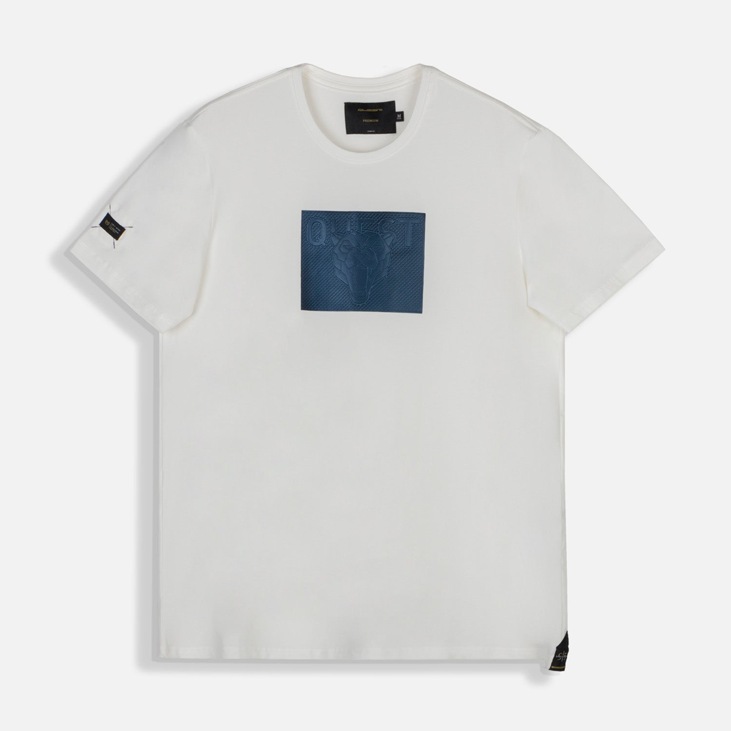 CAMISETA PREMIUM MANGA CORTA COLOR IVORY