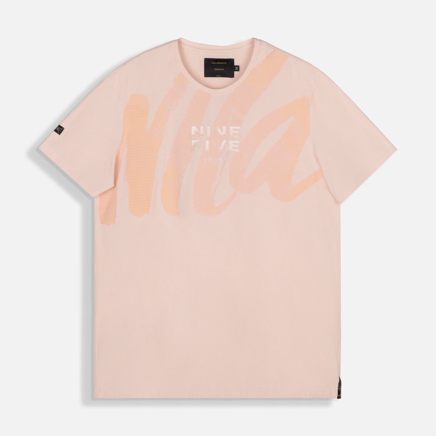 CAMISETA PREMIUM MANGA CORTA COLOR PEACH PARFAIT