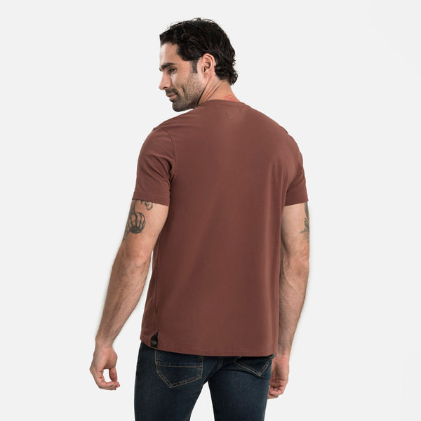 CAMISETA PREMIUM MANGA CORTA COLOR BRUNETTE