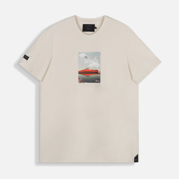 CAMISETA PREMIUM MANGA CORTA COLOR WHITECAP GRAY