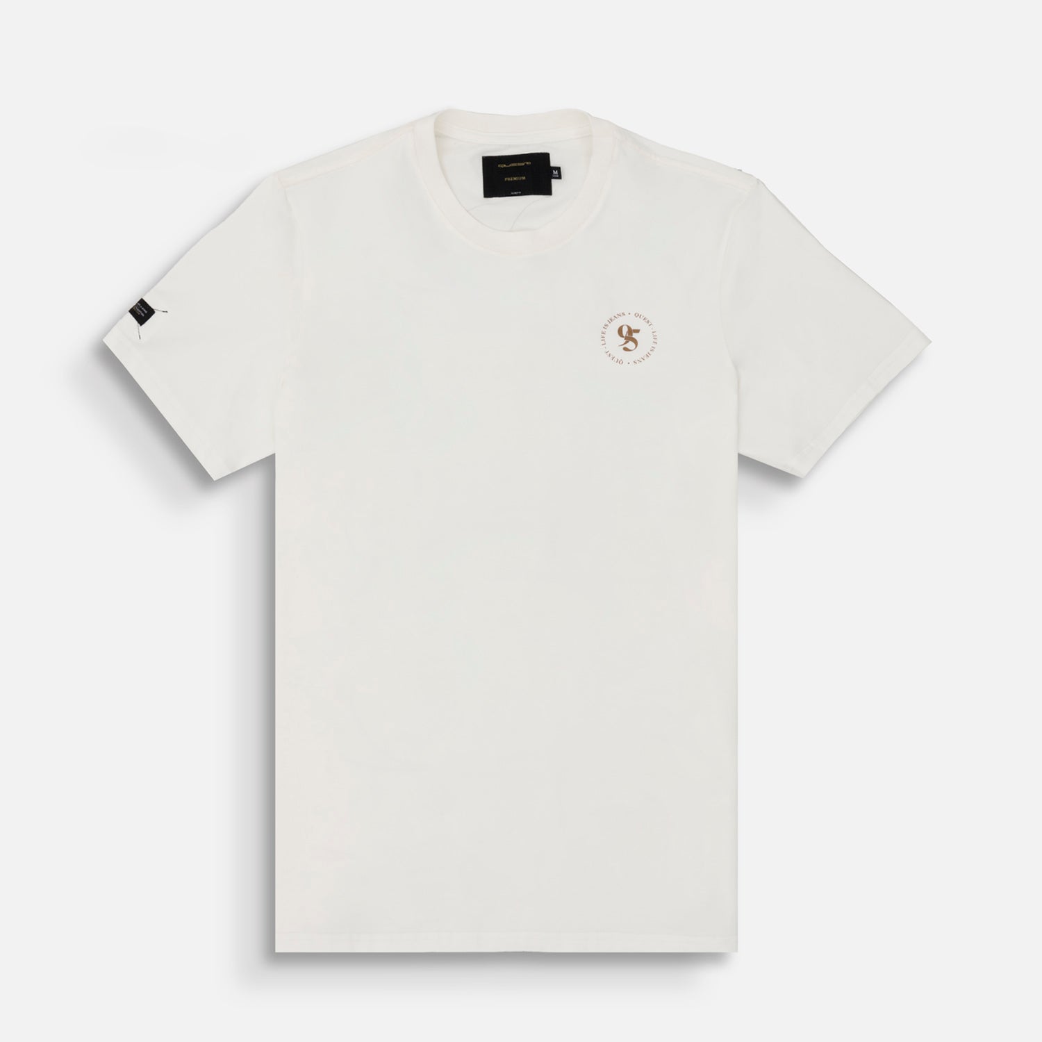 CAMISETA PREMIUM MANGA CORTA COLOR IVORY