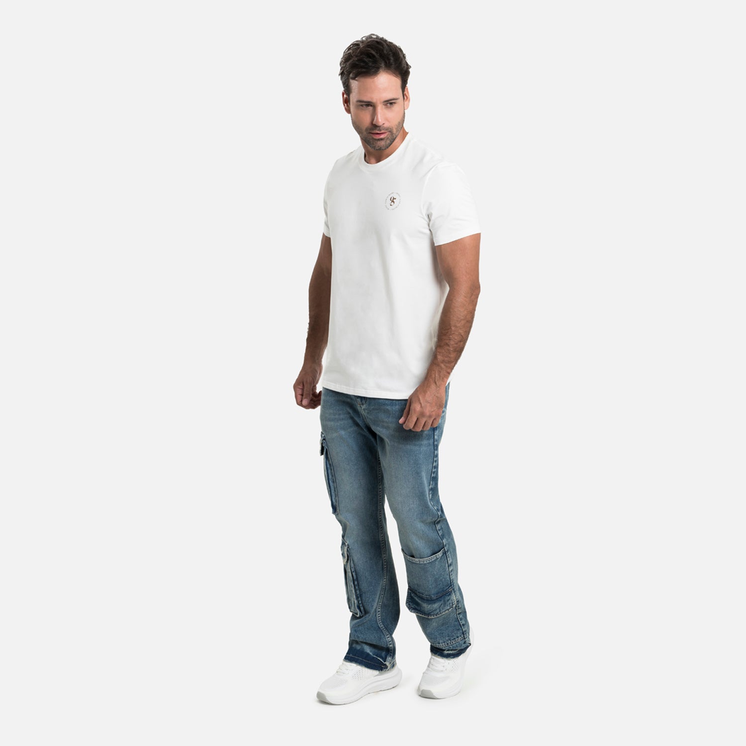 CAMISETA PREMIUM MANGA CORTA COLOR IVORY
