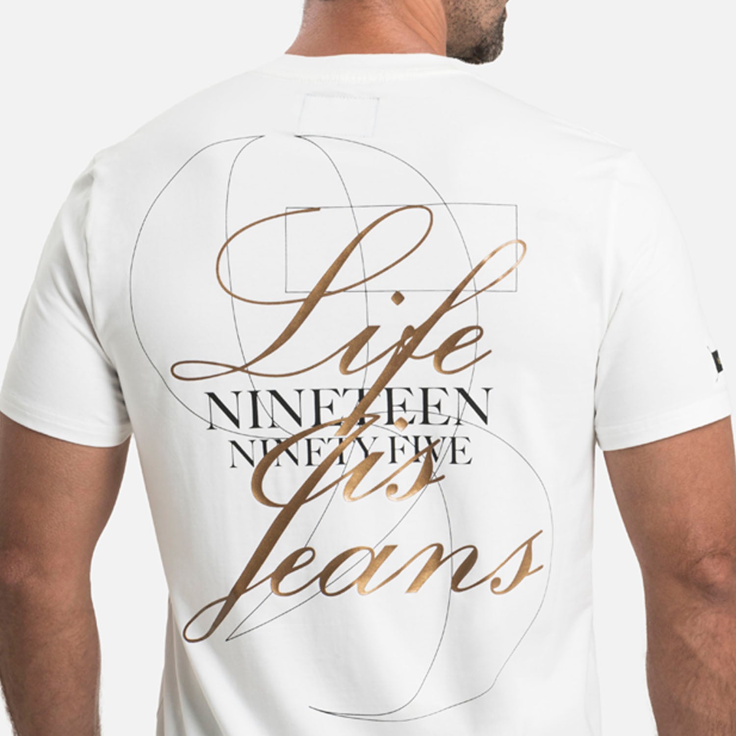 CAMISETA PREMIUM MANGA CORTA COLOR IVORY