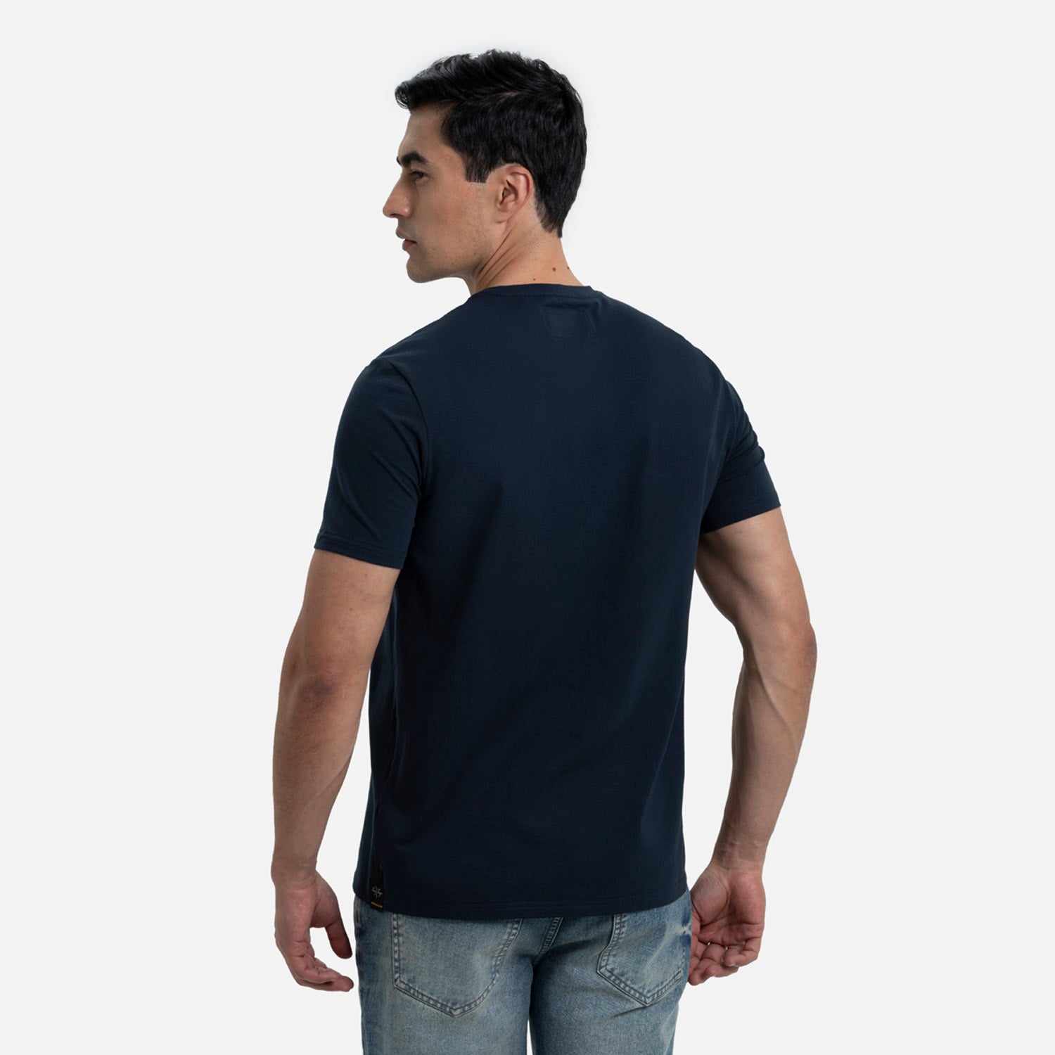 CAMISETA PREMIUM MANGA CORTA COLOR AZUL NOCHE