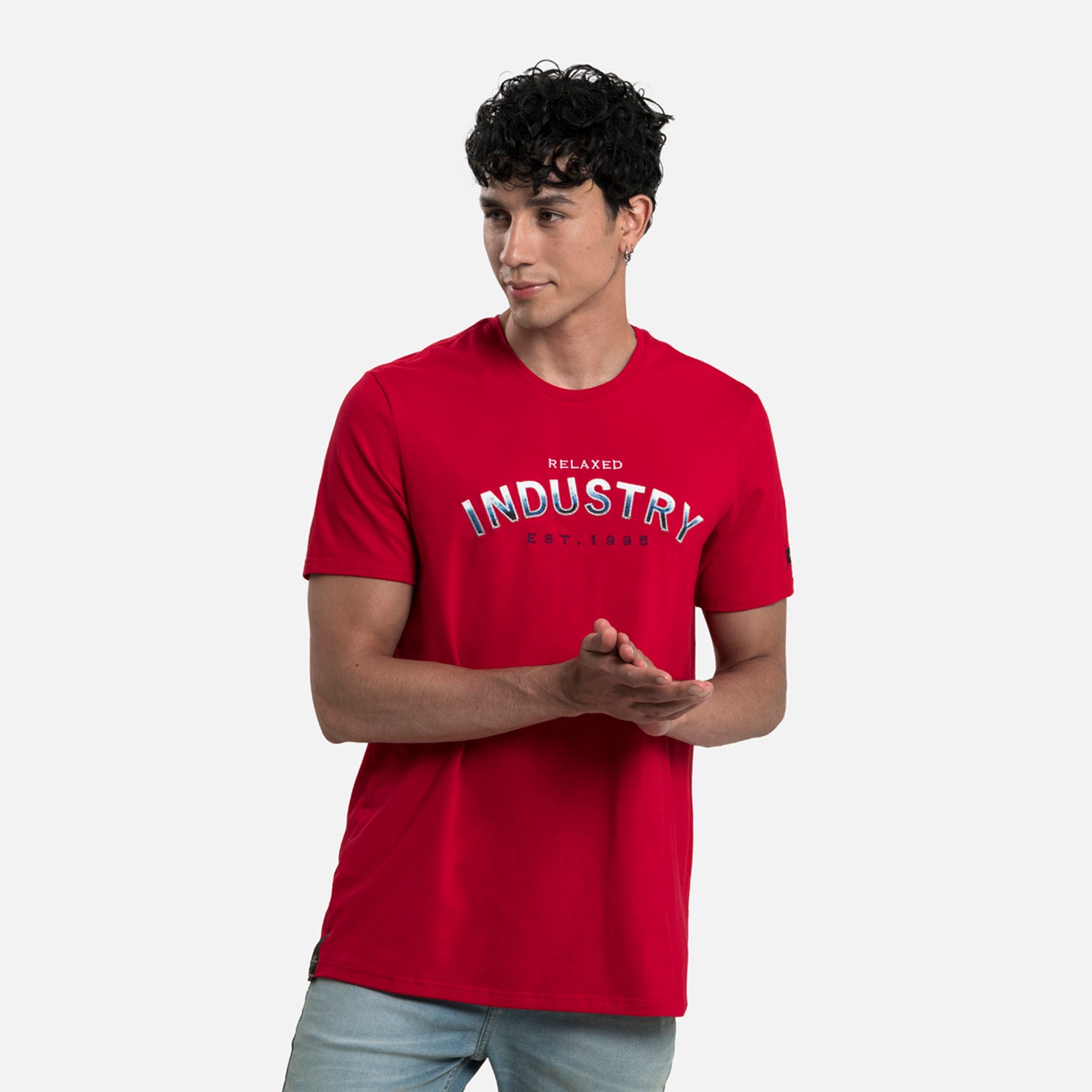 CAMISETA PREMIUM MANGA CORTA COLOR ROJO