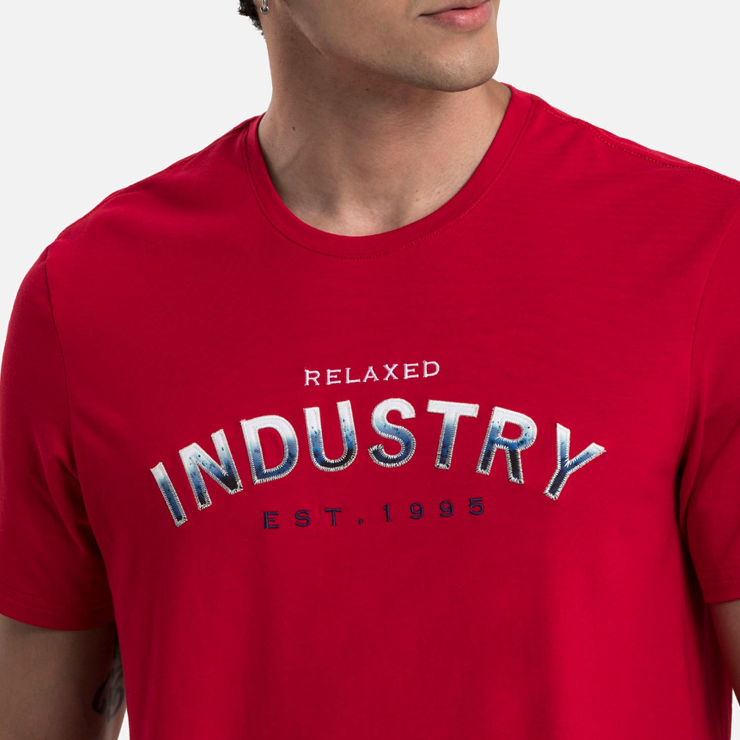 CAMISETA PREMIUM MANGA CORTA COLOR ROJO