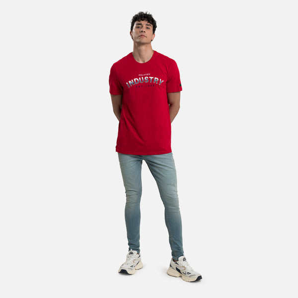 CAMISETA PREMIUM MANGA CORTA COLOR ROJO