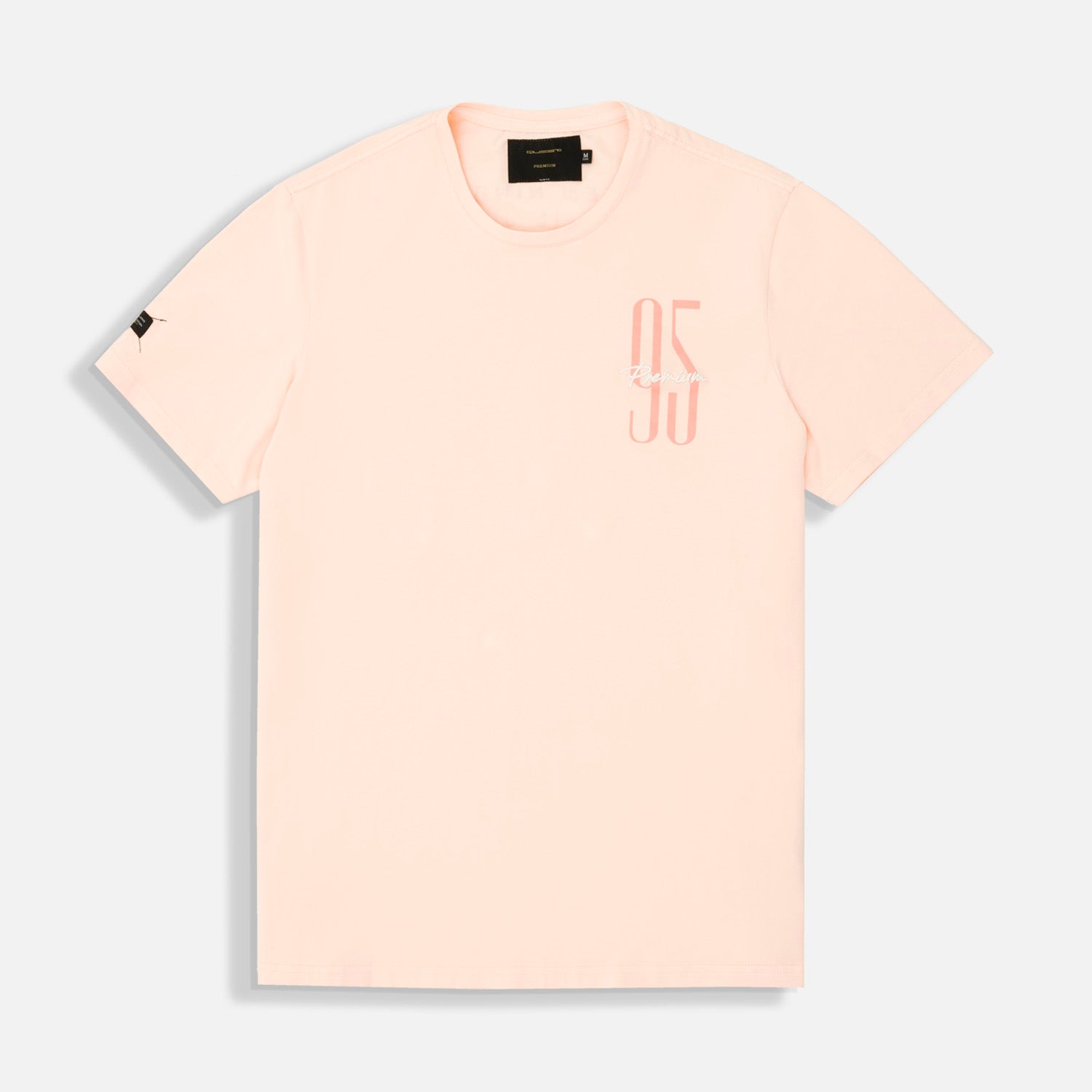 CAMISETA PREMIUM MANGA CORTA COLOR PEACH PARFAIT