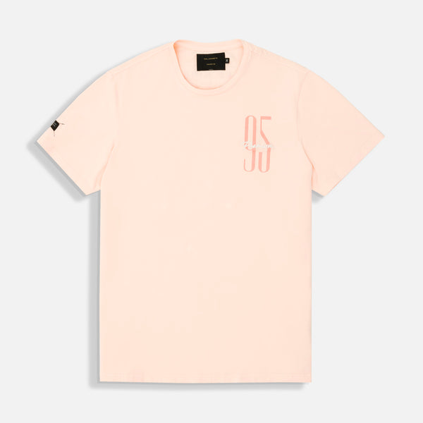 CAMISETA PREMIUM MANGA CORTA COLOR PEACH PARFAIT
