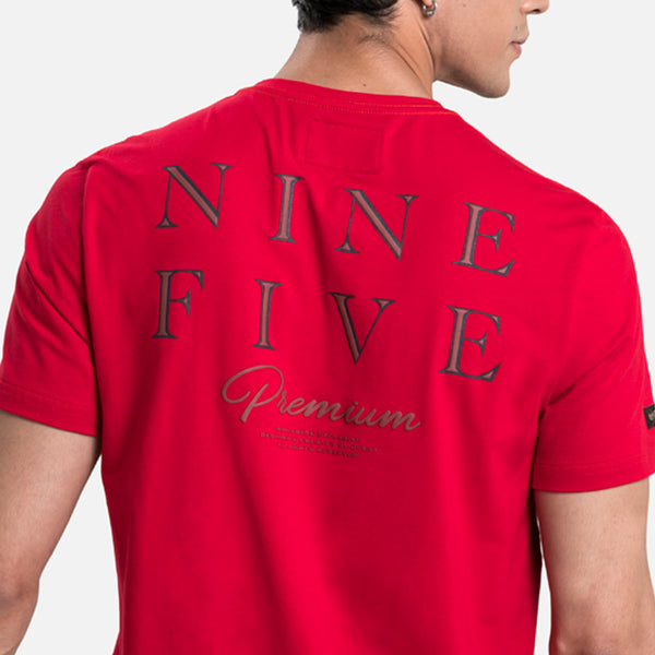 CAMISETA PREMIUM MANGA CORTA COLOR ROJO