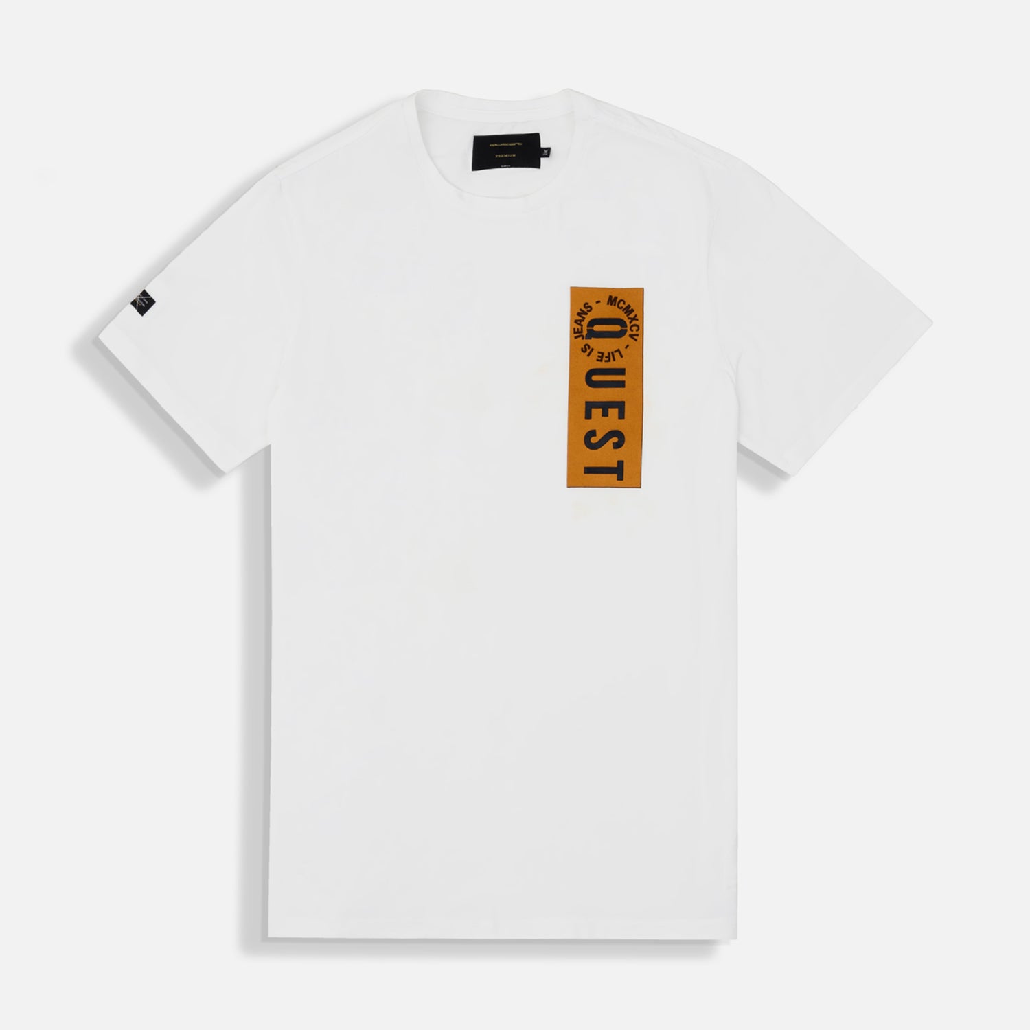 CAMISETA PREMIUM MANGA CORTA COLOR BLANCO BLANCO